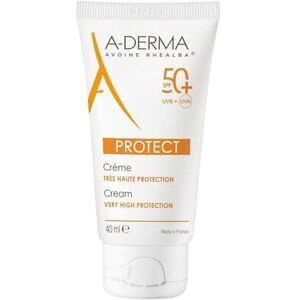 A-DERMA Ochranný krém na suchú pleť SPF 50+ Protect (Fragrance-Free Sun Cream) 40 ml A-DERMA Ochranný krém na suchú pleť SPF 50+ Protect (Fragrance-Free Sun Cream) 40 ml