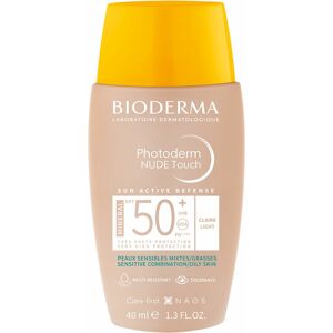 Bioderma Tónovaný ochranný fluid s efektom prirodzeného make-upu SPF 50 Photoderm Nude Touch Mineral 40 ml Light Bioderma Tónovaný ochranný fluid s efektom prirodzeného make-upu SPF 50 Photoderm Nude Touch Mineral 40 ml Light