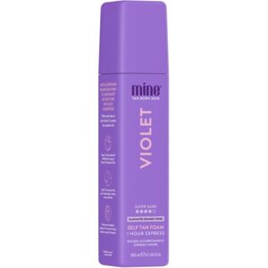 Minetan Samoopaľovacia pena pre tmavo hnedé opálenie s olivovým podtónom Violet (Self Tan Foam) 200 ml Minetan Samoopaľovacia pena pre tmavo hnedé opálenie s olivovým podtónom Violet (Self Tan Foam) 200 ml