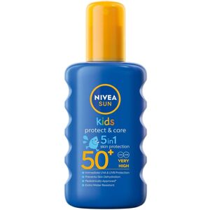 Nivea Detský farebný sprej na opaľovanie OF 50+ (Moisturising Sun spray) 200 ml Nivea Detský farebný sprej na opaľovanie OF 50+ (Moisturising Sun spray) 200 ml