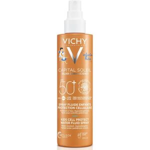Vichy Detský sprej na opaľovanie SPF 50+ Capital Soleil (Kids Cell Protect Water Fluid Spray) 200 ml Vichy Detský sprej na opaľovanie SPF 50+ Capital Soleil (Kids Cell Protect Water Fluid Spray) 200 ml