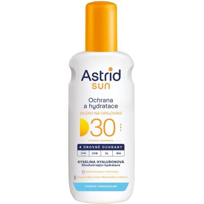 Astrid Mlieko v spreji na opaľovanie SPF 30 Sun 200 ml Astrid Mlieko v spreji na opaľovanie SPF 30 Sun 200 ml