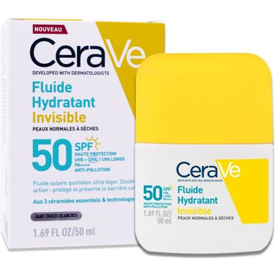 CeraVe Opaľovací fluid SPF 50 Hydrating Fluid Sunscreen 50 ml CeraVe Opaľovací fluid SPF 50 Hydrating Fluid Sunscreen 50 ml