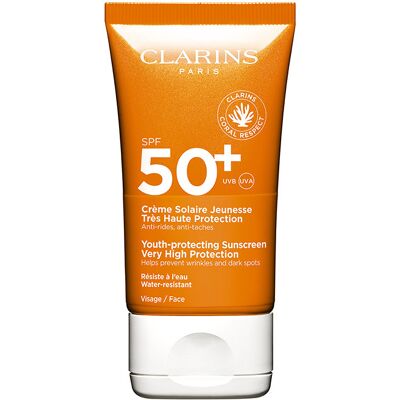 Clarins Ochranný krém na tvár SPF 50 (Youth-protecting Sunscreen) 50 ml Clarins Ochranný krém na tvár SPF 50 (Youth-protecting Sunscreen) 50 ml
