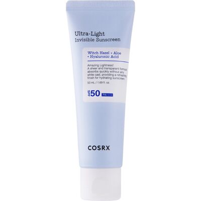 COSRX Hydratačný pleťový krém na opaľovanie SPF 50 Ultra Light (Invisible Sunscreen) 50 ml COSRX Hydratačný pleťový krém na opaľovanie SPF 50 Ultra Light (Invisible Sunscreen) 50 ml