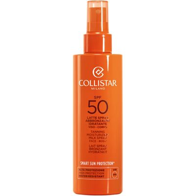 Collistar Sprej na opaľovanie SPF 50 Tanning Moisturizing Milk Spray 200 ml Collistar Sprej na opaľovanie SPF 50 Tanning Moisturizing Milk Spray 200 ml