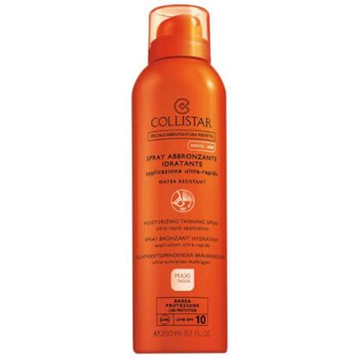 Collistar Sprej na opaľovanie SPF 10 (Moisturizing Tanning Spray) 200 ml Collistar Sprej na opaľovanie SPF 10 (Moisturizing Tanning Spray) 200 ml