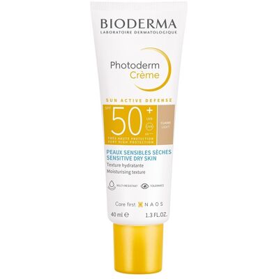 Bioderma Tónovaný krém na opaľovanie SPF 50+ Photoderm Crème 40 ml Light Bioderma Tónovaný krém na opaľovanie SPF 50+ Photoderm Crème 40 ml Light