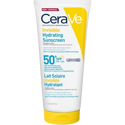 CeraVe Opaľovací krém SPF 50+ Invisible Hydrating Sunscreen 177 ml CeraVe Opaľovací krém SPF 50+ Invisible Hydrating Sunscreen 177 ml