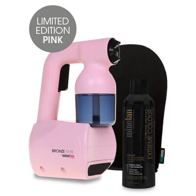 Minetan Samoopaľovacie pištole Bronze Babe Pink Set Minetan Samoopaľovacie pištole Bronze Babe Pink Set