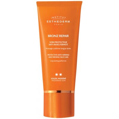 Institut Esthederm Protivráskový a spevňujúci krém na opaľovanie so strednou ochranou Bronz Repair Moderate Sun (Face Care) 50 ml Institut Esthederm Protivráskový a spevňujúci krém na opaľovanie so strednou ochranou Bronz Repair Moderate Sun (Face Care) 50 ml