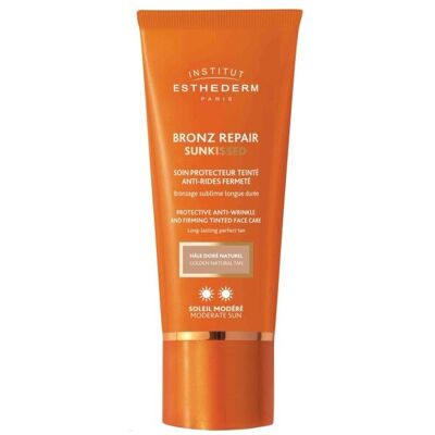 Institut Esthederm Tónovaný protivráskový krém na opaľovanie Bronz Repair Sunkissed (Anti-Wrinkle a Firming Tinted Face Care) 50 ml Institut Esthederm Tónovaný protivráskový krém na opaľovanie Bronz Repair Sunkissed (Anti-Wrinkle a Firming Tinted Face Care) 50 ml