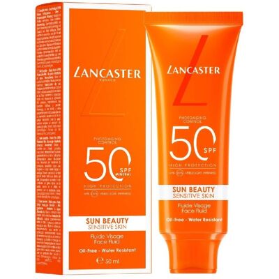 Lancaster Ochranný fluid SPF 50 Sun Sensi tiv e (Oil-free Milky Fluid) 50 ml Lancaster Ochranný fluid SPF 50 Sun Sensi tiv e (Oil-free Milky Fluid) 50 ml