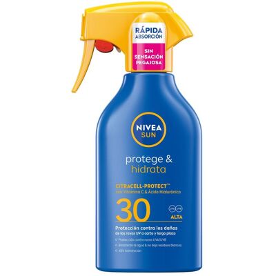 Nivea Sprej na opaľovanie SPF 30 Protect & Moisture 250 ml Nivea Sprej na opaľovanie SPF 30 Protect & Moisture 250 ml