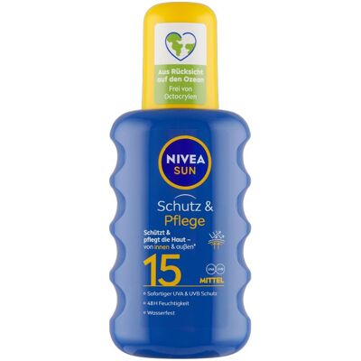 Nivea Sprej na opaľovanie SPF 15 Sun (Moisturising Sun Spray) 200 ml Nivea Sprej na opaľovanie SPF 15 Sun (Moisturising Sun Spray) 200 ml