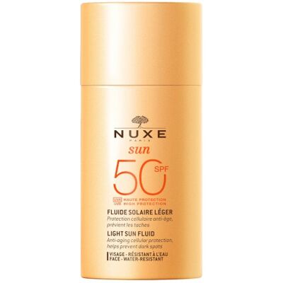 Nuxe Krém na tvár s fluidnou textúrou SPF 50 Sun (Light Fluid High Protection) 50 ml Nuxe Krém na tvár s fluidnou textúrou SPF 50 Sun (Light Fluid High Protection) 50 ml