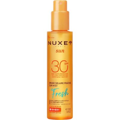 Nuxe Ochranný sprej na tvár, telo a pokožku hlavy SPF 30 Fresh Sun Mist 150 ml Nuxe Ochranný sprej na tvár, telo a pokožku hlavy SPF 30 Fresh Sun Mist 150 ml