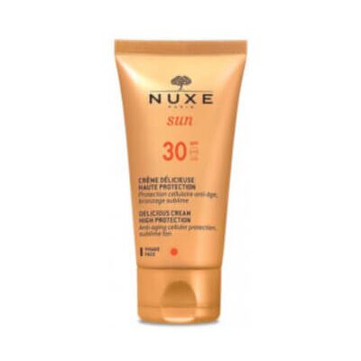 Nuxe Opaľovací krém na tvár SPF 30 Sun (Delicious Cream High Protection) 50 ml Nuxe Opaľovací krém na tvár SPF 30 Sun (Delicious Cream High Protection) 50 ml