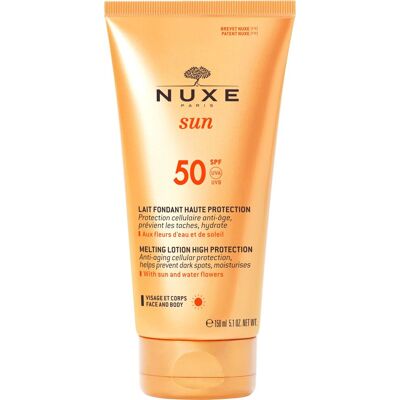 Nuxe Mlieko na opaľovanie pre telo a tvár SPF 50 Sun (Melting Lotion High Protection) 150 ml Nuxe Mlieko na opaľovanie pre telo a tvár SPF 50 Sun (Melting Lotion High Protection) 150 ml