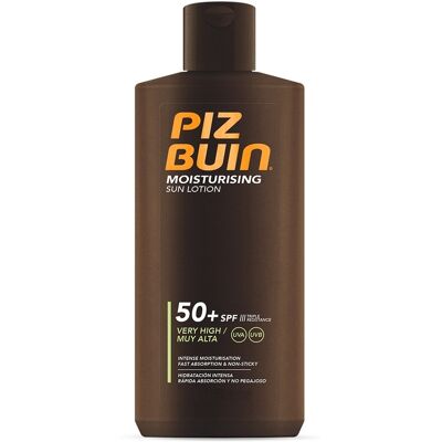 Piz Buin Hydratačné mlieko na opaľovanie SPF 50+ (Moisturizing Sun Lotion) 200 ml Piz Buin Hydratačné mlieko na opaľovanie SPF 50+ (Moisturizing Sun Lotion) 200 ml