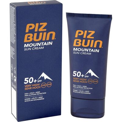 Piz Buin Slnečný krém s maximálnou ochranou SPF 50+ (Mountain Sun Cream) 50 ml Piz Buin Slnečný krém s maximálnou ochranou SPF 50+ (Mountain Sun Cream) 50 ml
