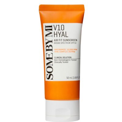 Some By Mi Vysoko ochranný hydratačný opaľovací krém SPF 50 V10 Hyal (Air Fit Sunscreen) 50 ml Some By Mi Vysoko ochranný hydratačný opaľovací krém SPF 50 V10 Hyal (Air Fit Sunscreen) 50 ml