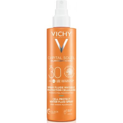 Vichy Sprej na opaľovanie SPF 30 Cell Protect Water Fluid Spray 200 ml Vichy Sprej na opaľovanie SPF 30 Cell Protect Water Fluid Spray 200 ml
