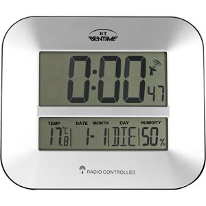 Bentime Rádiom riadené hodiny/budík s teplomerom a vlhkomerom H17-ET843S Bentime Rádiom riadené hodiny/budík s teplomerom a vlhkomerom H17-ET843S