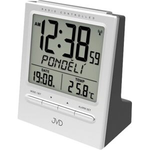 JVD Rádiovo riadený digitálny budík s teplomerom RB9299.1 JVD Rádiovo riadený digitálny budík s teplomerom RB9299.1