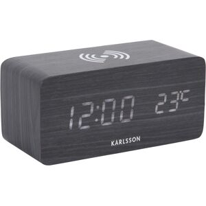 Karlsson Dizajnový LED budík - hodiny KA5933BK Karlsson Dizajnový LED budík - hodiny KA5933BK