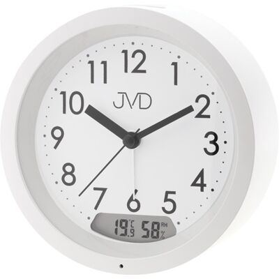 JVD Budík s teplomerom a vlhkomerom SRP056.1 JVD Budík s teplomerom a vlhkomerom SRP056.1