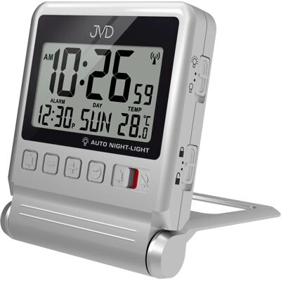 JVD Rádiovo riadený cestovný budík RB9391.1 JVD Rádiovo riadený cestovný budík RB9391.1