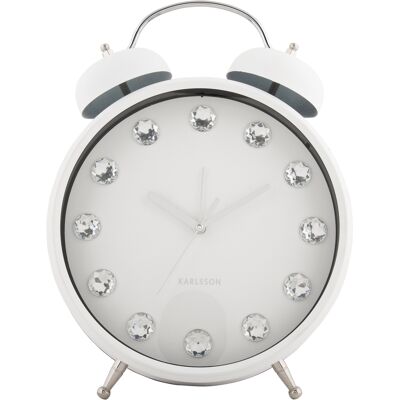 Karlsson Dizajnový budík KA6019WH Karlsson Dizajnový budík KA6019WH