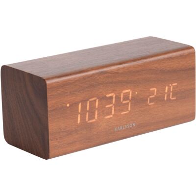 Karlsson Dizajnový LED budík - hodiny KA5652DW Karlsson Dizajnový LED budík - hodiny KA5652DW