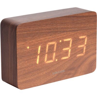Karlsson Dizajnový LED budík - hodiny KA5653DW Karlsson Dizajnový LED budík - hodiny KA5653DW