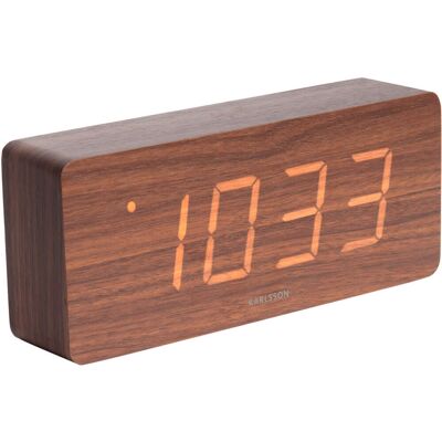 Karlsson Dizajnový LED budík - hodiny KA5654DW Karlsson Dizajnový LED budík - hodiny KA5654DW