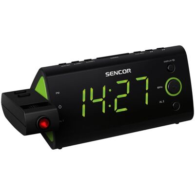Sencor Rádiobudík s projekciou SRC 330 GN Sencor Rádiobudík s projekciou SRC 330 GN