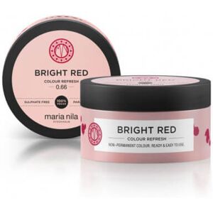 Maria Nila Jemná vyživujúca maska bez permanentných farebných pigmentov 0.66 Bright Red (Colour Refresh Mask) 300 ml Maria Nila Jemná vyživujúca maska bez permanentných farebných pigmentov 0.66 Bright Red (Colour Refresh Mask) 300 ml