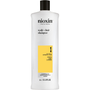 Nioxin Čistiaci šampón pre jemné mierne rednúce prírodné vlasy System 1 (Shampoo Cleanser System 1) 1000 ml Nioxin Čistiaci šampón pre jemné mierne rednúce prírodné vlasy System 1 (Shampoo Cleanser System 1) 1000 ml