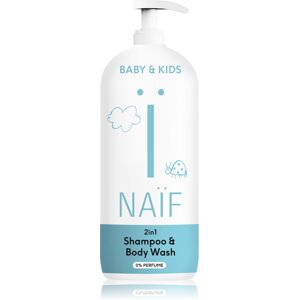 NAÏF Umývací gél a šampón 2v1 pre deti a bábätká Shampoo & Body Wash 500 ml NAÏF Umývací gél a šampón 2v1 pre deti a bábätká Shampoo & Body Wash 500 ml