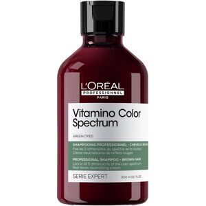 L'Oréal Professionnel Neutralizačný šampón pre hnedé vlasy Vitamino Color Spectrum Green Dyes (Professional Shampoo) 300 ml L'Oréal Professionnel Neutralizačný šampón pre hnedé vlasy Vitamino Color Spectrum Green Dyes (Professional Shampoo) 300 ml