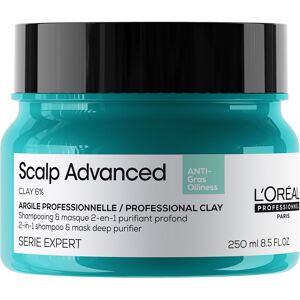 L'Oréal Professionnel Šampón a maska pre mastnú pokožku hlavy 2 v 1 Scalp Advanced (Anti-Oiliness 2-in-1 Clay) 250 ml L'Oréal Professionnel Šampón a maska pre mastnú pokožku hlavy 2 v 1 Scalp Advanced (Anti-Oiliness 2-in-1 Clay) 250 ml