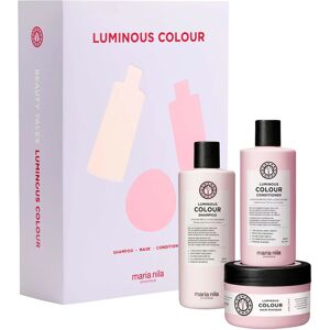 Maria Nila Darčeková sada rozjasňujúca starostlivosť pre farbené vlasy Luminous Colour Maria Nila Darčeková sada rozjasňujúca starostlivosť pre farbené vlasy Luminous Colour