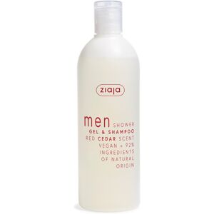Ziaja Sprchový gél a šampón Red Cedar Men (Gél & Shampoo) 400 ml Ziaja Sprchový gél a šampón Red Cedar Men (Gél & Shampoo) 400 ml