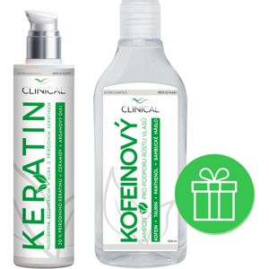 Clinical Keratín kúra 100 ml + kofeínový šampón 250 ml Clinical Keratín kúra 100 ml + kofeínový šampón 250 ml