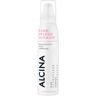 Alcina Ošetrujúca pena pre farbené a blond vlasy (Color & Blonde Color Care Foam) 150 ml Alcina Ošetrujúca pena pre farbené a blond vlasy (Color & Blonde Color Care Foam) 150 ml