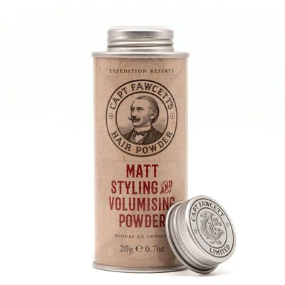 Captain Fawcett Matný púder na styling a fixáciu vlasov Expedition Reserve (Matt Styling and Volumising Powder) 20 g Captain Fawcett Matný púder na styling a fixáciu vlasov Expedition Reserve (Matt Styling and Volumising Powder) 20 g