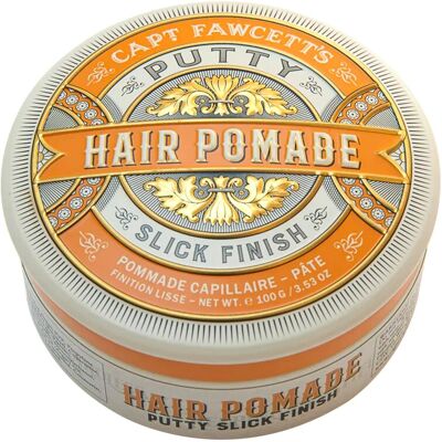 Captain Fawcett Pomáda pre lesk hustých vlasov Putty Slick Finish (Hair Pomade) 100 g Captain Fawcett Pomáda pre lesk hustých vlasov Putty Slick Finish (Hair Pomade) 100 g
