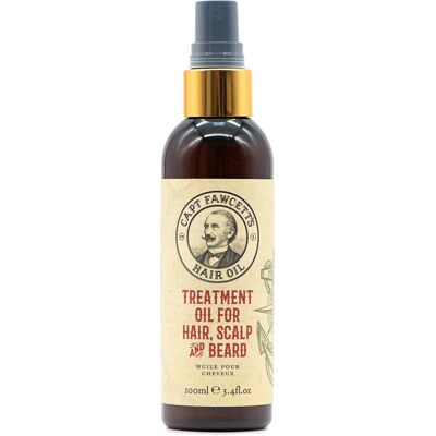 Captain Fawcett Vyživujúci olej na vlasy, pokožku hlavy a fúzy (Hair, Scalp and Beard Oil) 100 ml Captain Fawcett Vyživujúci olej na vlasy, pokožku hlavy a fúzy (Hair, Scalp and Beard Oil) 100 ml