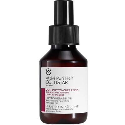 Collistar Vyživujúci olej pre poškodené vlasy s Phyto-Keratínom (Restructuring Nourishing Hair Oil) 100 ml Collistar Vyživujúci olej pre poškodené vlasy s Phyto-Keratínom (Restructuring Nourishing Hair Oil) 100 ml